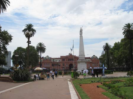 walking round Buenos Aires