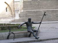 Burgos Pilgrim Statue