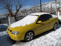 Canar, Spain in the snow